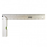 Угольник алюминиевый 300 мм с уровнем,"MAXIMUM" (2576)