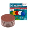 Шлифовальный круг на липучке 225 мм P 240, с отверстиями, "MAXIMUM" MX 16354