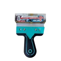 Шпатель фасадный алюминиевый 150мм x 0.5 мм, 6", двухкомпонентная рукоятка, 410, "MAXIMUM" MX 15852